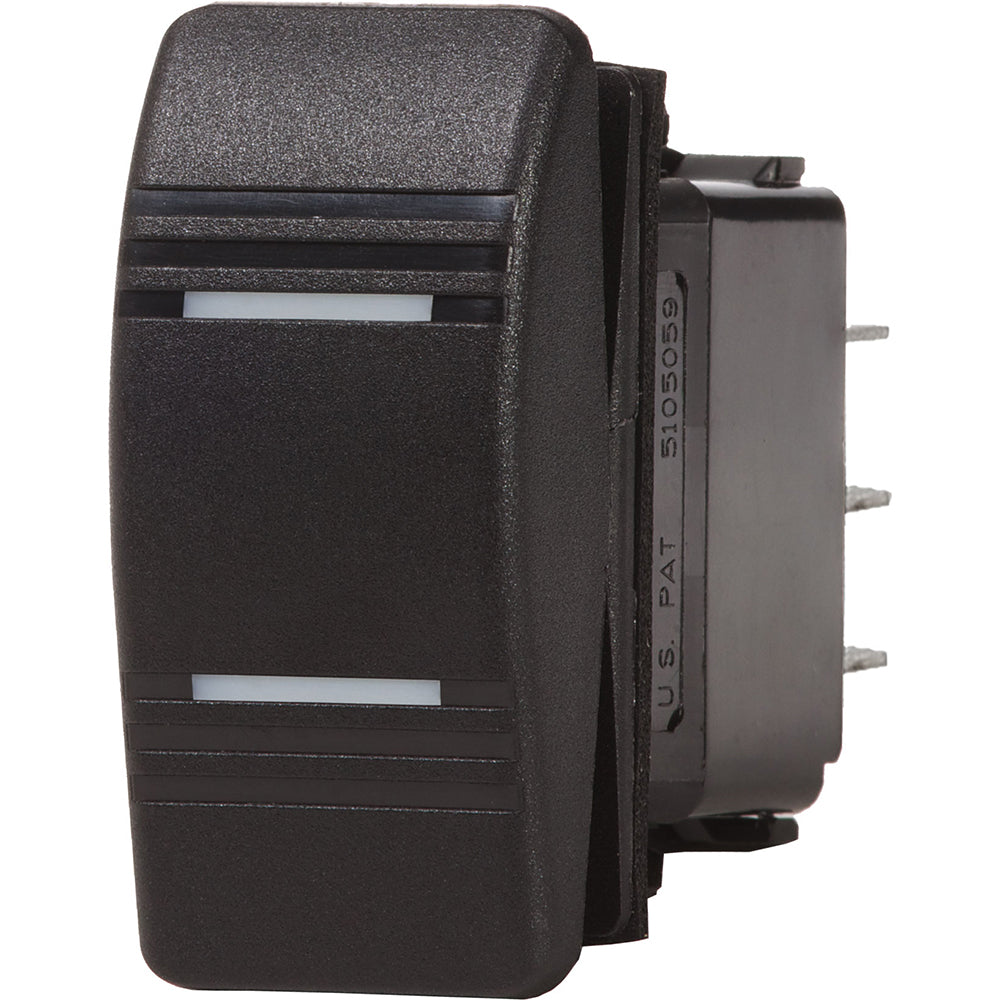 Blue Sea Contura Switch DPDT Black ONON 8300